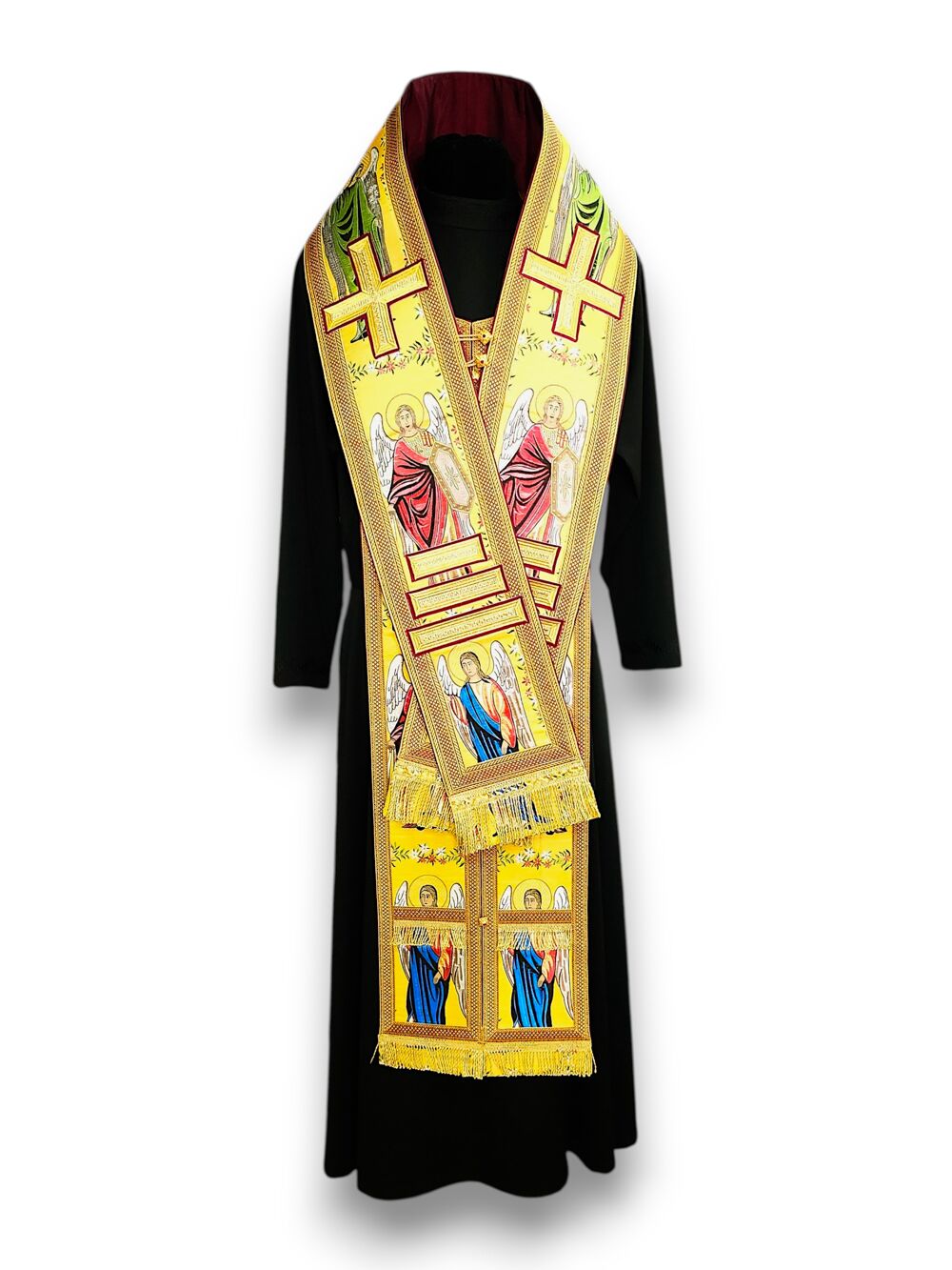 Epitrachelion set for Bishop with angels