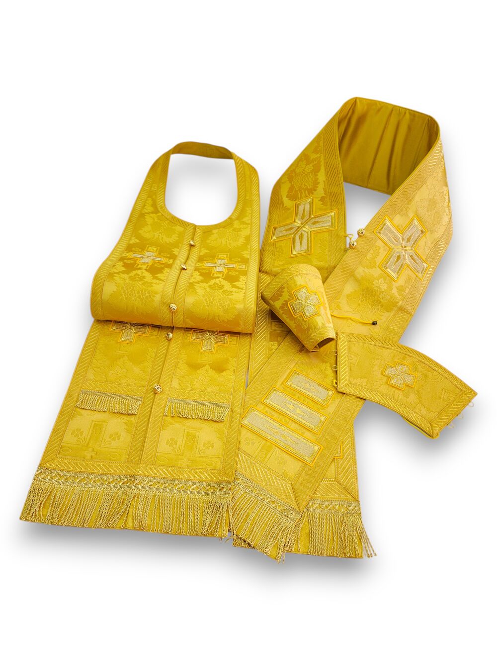 Bishop's Epitrachelion Set yellow for sale