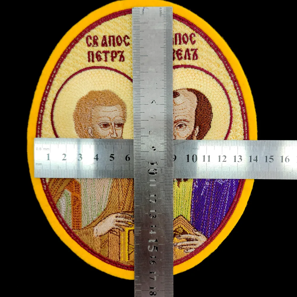 Embroidered icon for the Epigonation (St. Peter and St. Paul) for sale