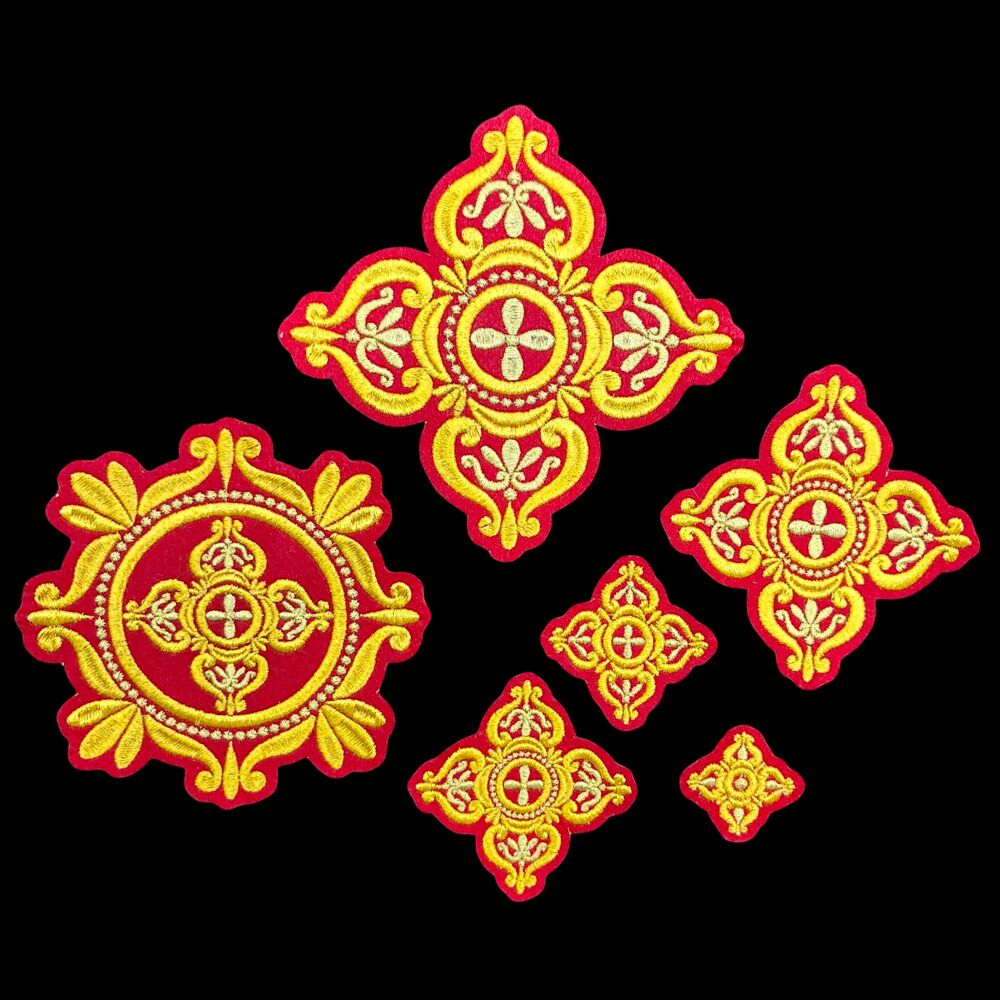 Embroidered crosses for the bishop (Tsar Grad)