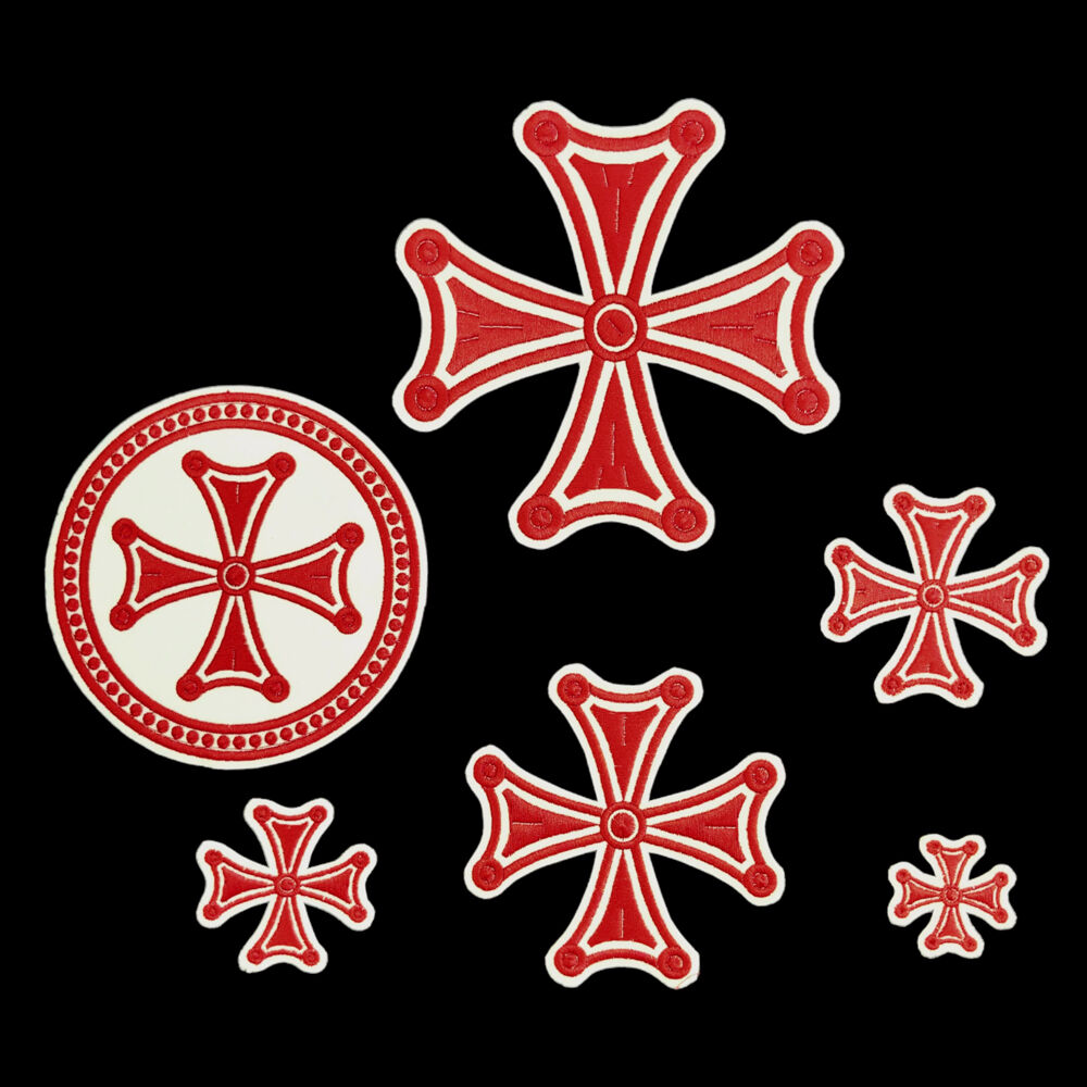 Embroidered crosses for priest (Dar)