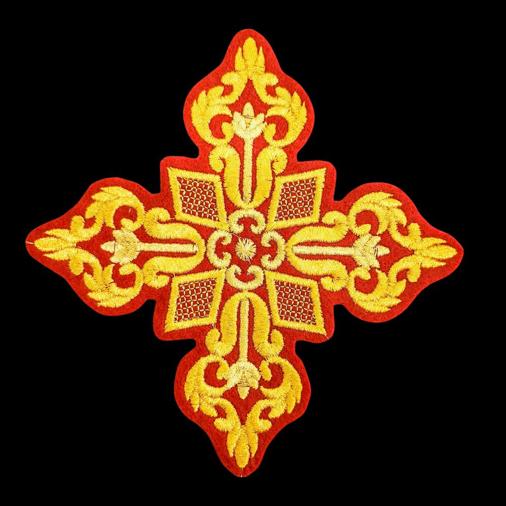 Embroidered cross (Petro-Pavlovsky) for sextons vestment