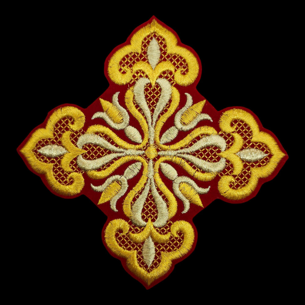 Embroidered cross for sexton (Tulip)