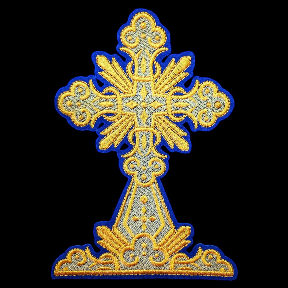 Small embroidered cross for the throne