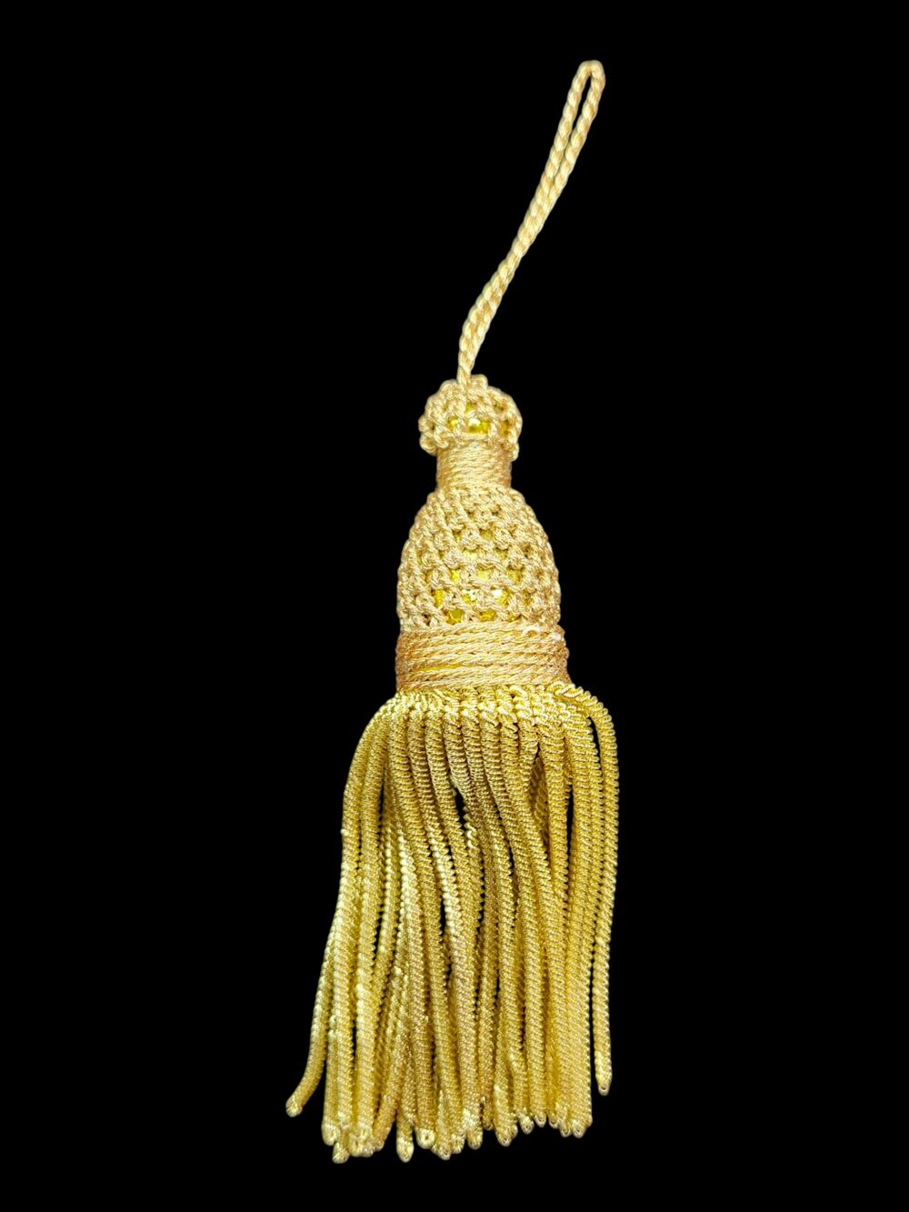 Wire tassel (gimp thread) for vestments (light gold)