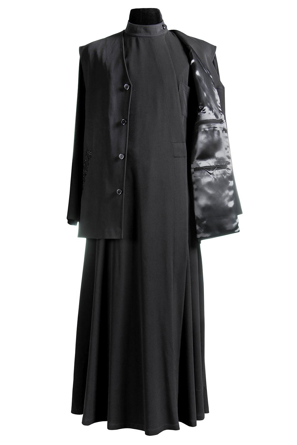 Male Cassock Vest demi-season with embroidery on the pocket for sale