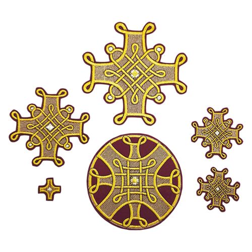 Комплект крестов для облачения архиерея «Французский»