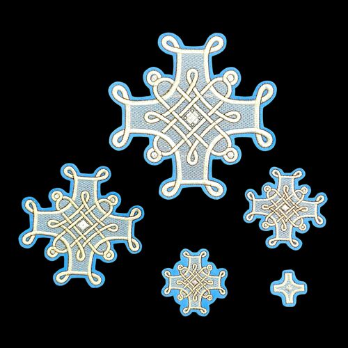A set of crosses (French) Greek priestly vestment