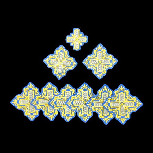 Набір хрестів «Різдвяний» для требного комплекту