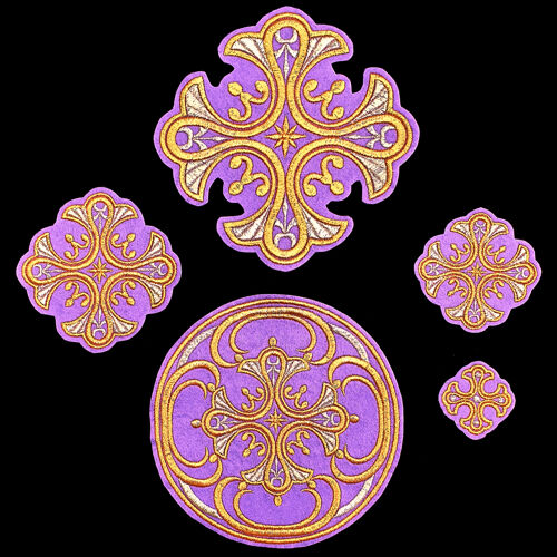 Crosses for Priest Vestments violet