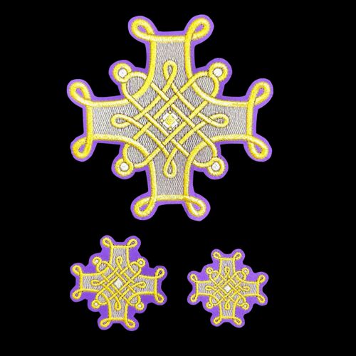 Кресты для двойного ораря дьякона «Французские»