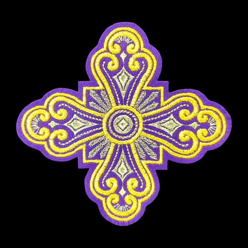 «Введенский» вышитый крест для облачения