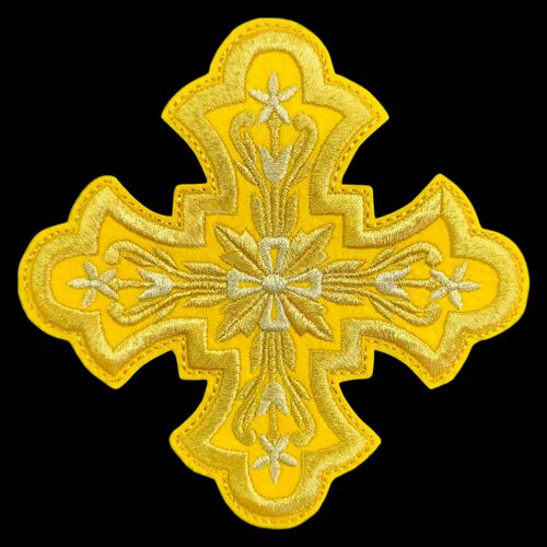 Cross (Floral) for sexton's vestment