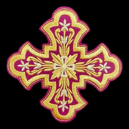 Cross for sexton's vestment (Floral)