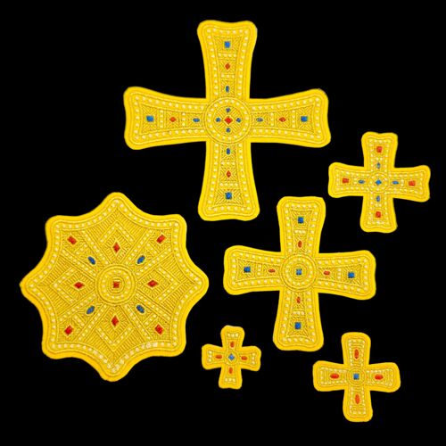 Crosses for bishop's vestments (Gems)