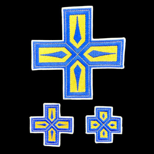 Set of embroidered crosses for deacon (Ostrog)