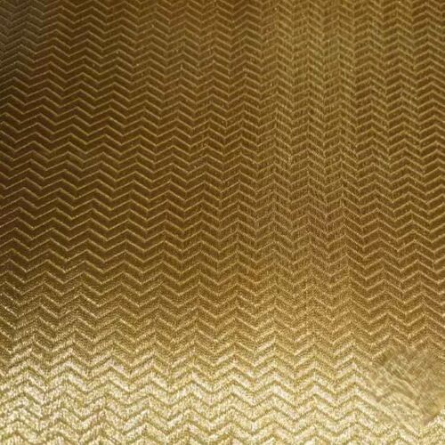 Brocade for embroidery (Herringbone) dark gold