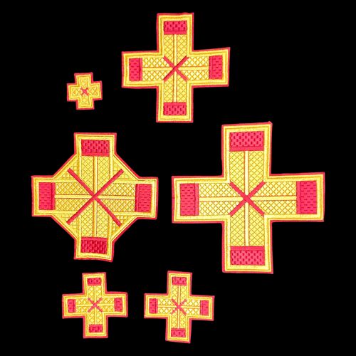 Set of bishop's crosses (Dormition)