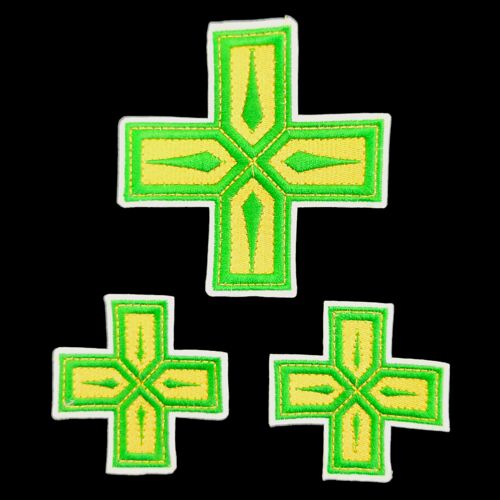 Embroidered crosses for the liturgy (Ostrog)