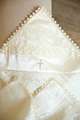 Baptism blanket (Primrose) with a cross made of Swarovski gemstones for sale