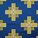 Church fabric blue (Athos) 