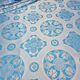 Brocade (Drevlyanska) blue with silver 