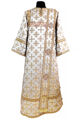 Deacon Vestment white with gold 