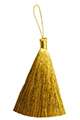 Straight thread tassel 9 cm golden buy