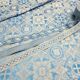 Greek Fabric light blue with silver (Feofania) for sale