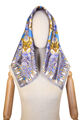 Silk Head Scarf for women (St. Michael's Cathedral square) Greek fabric