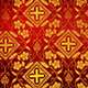 Church Silk (Vine) red (width 200cm) 