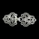 Sew-on silver clasp for sale