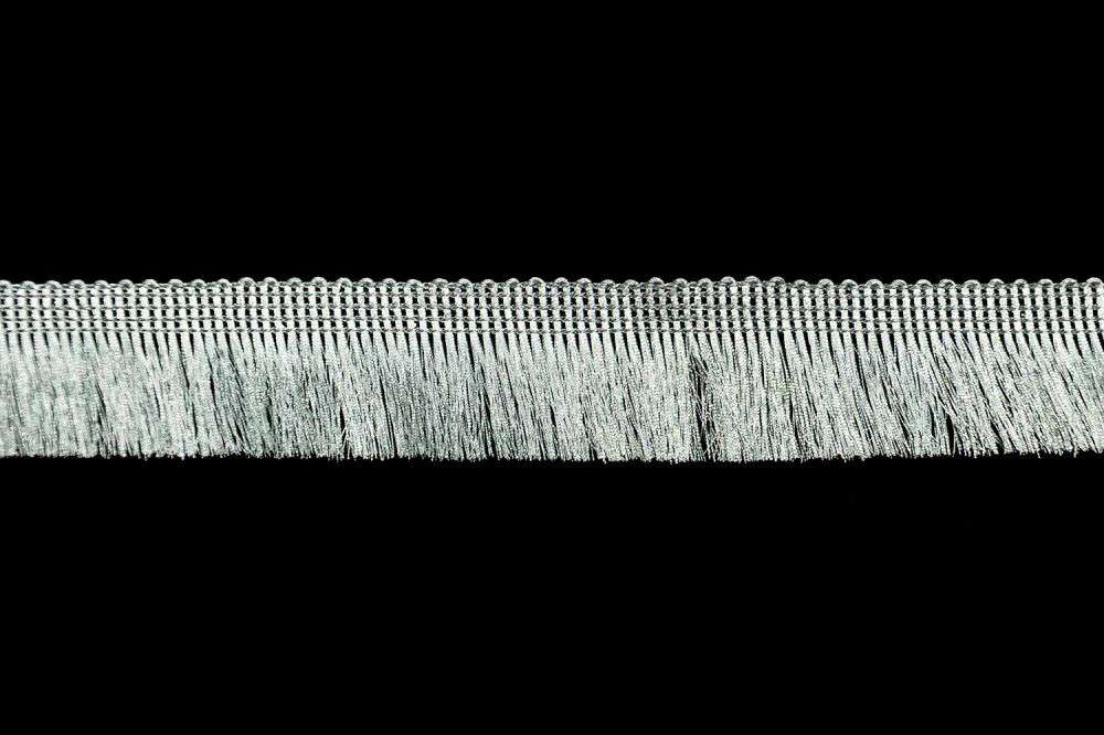 Бахрома «щетка» в серебре Бахрома «щетка» в серебре