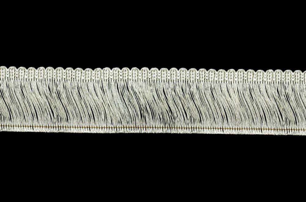 Бахрома из крученой нитки в серебре Бахрома из крученой нитки в серебре