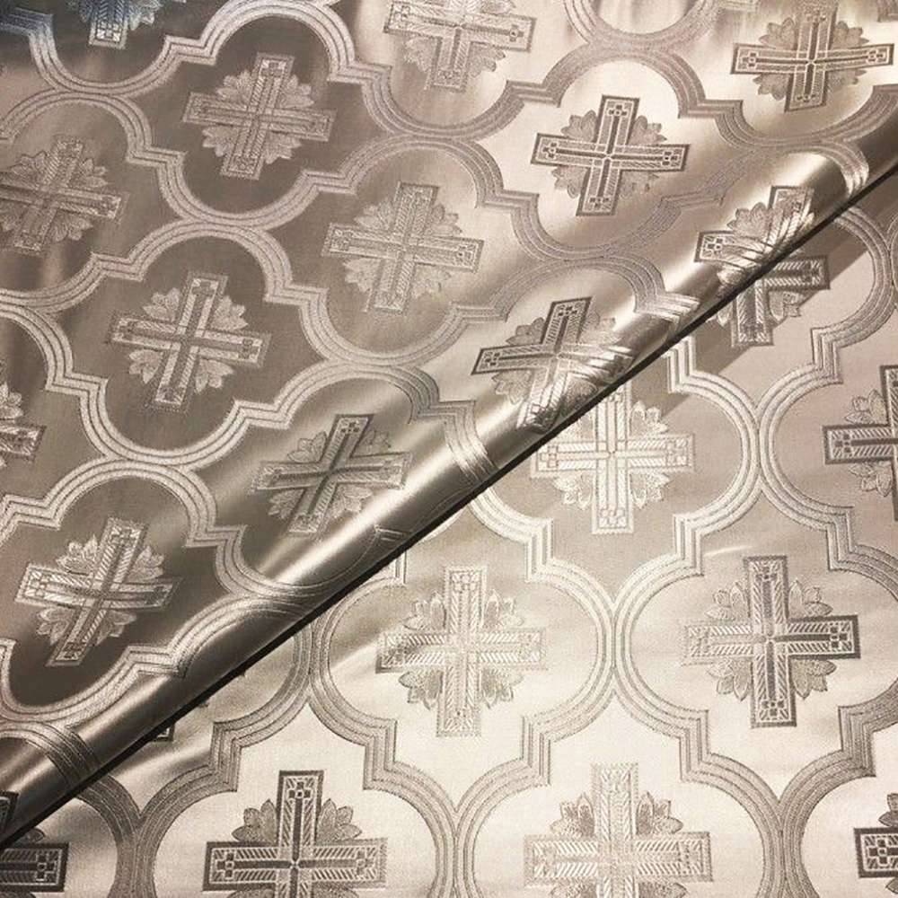 Шелк серебряный «Никея» Шелк серебряный «Никея»