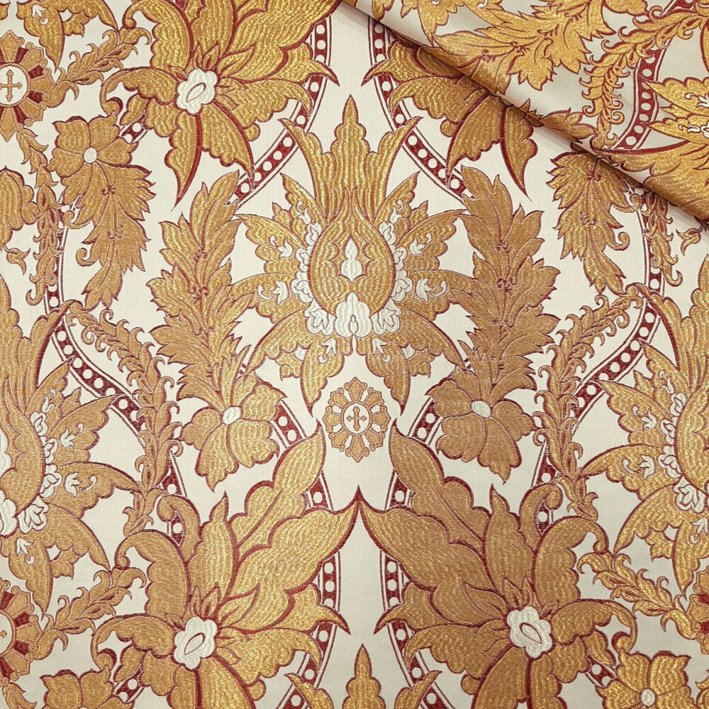 Парча для облачений «Пантелеймоновская» Парча для облачений «Пантелеймоновская»