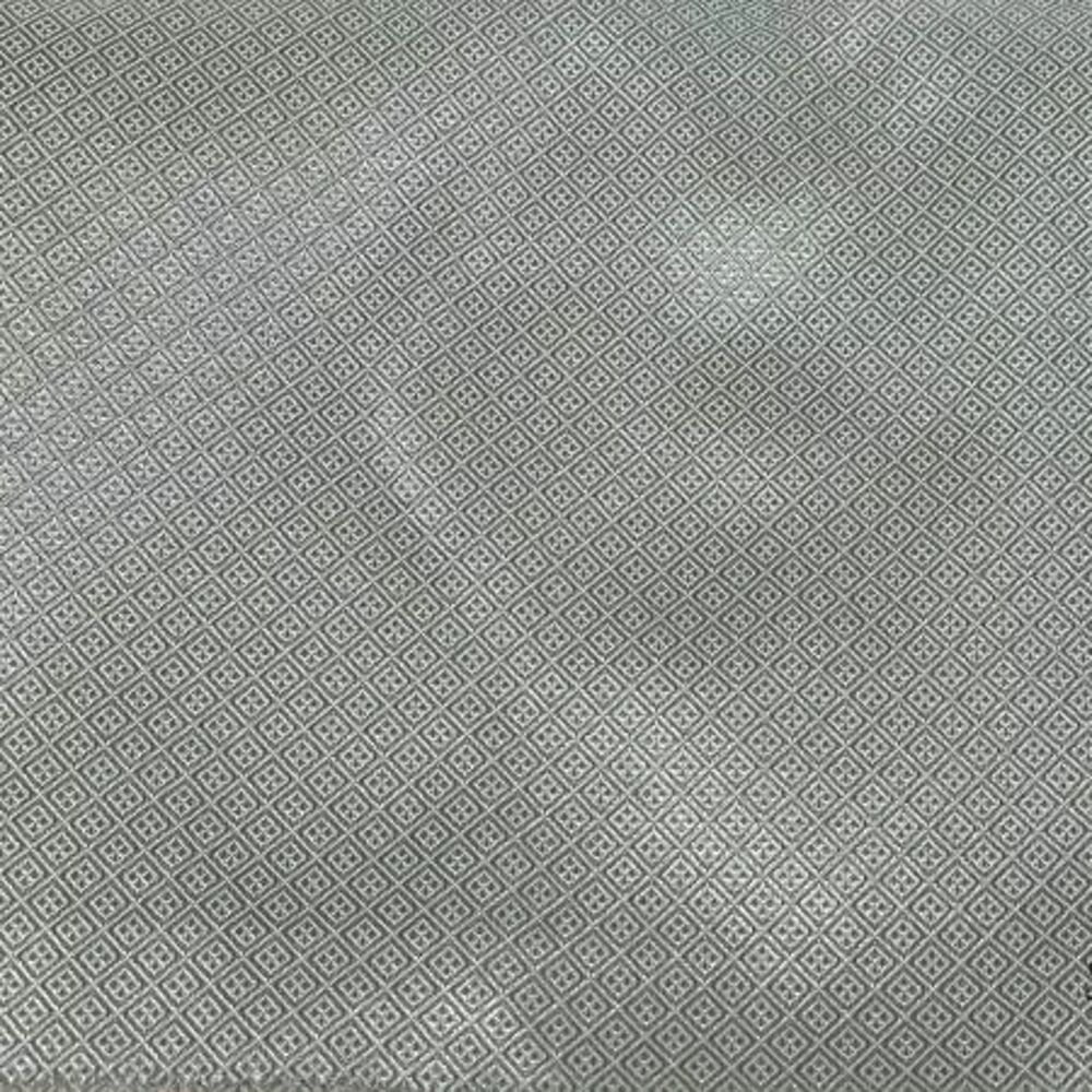 Парча для вышивки «Ромбик» серебро темное Парча для вышивки «Ромбик» серебро темное