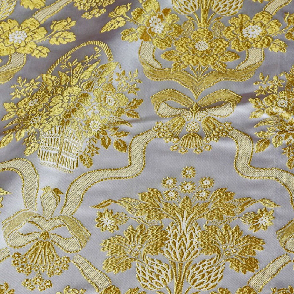 Ткань греческая белая «Глоксиния» Ткань греческая белая «Глоксиния»