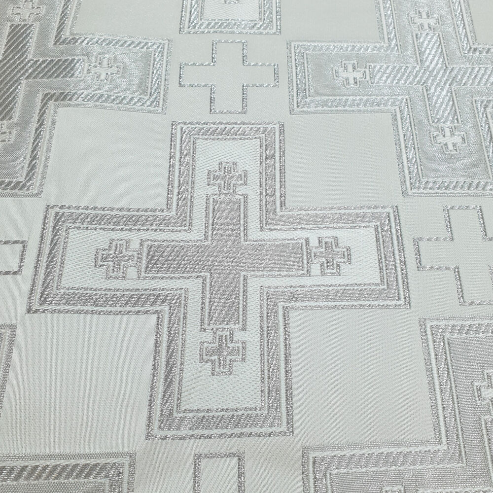 Ткань греческая белая «Рогожка» Ткань греческая белая «Рогожка»