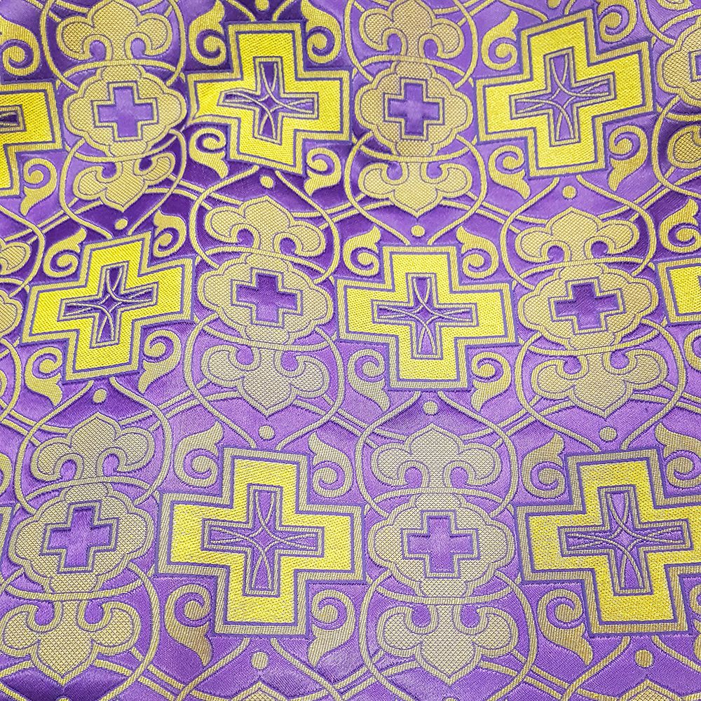 Ткань греческая фиолетовая «Острожская»