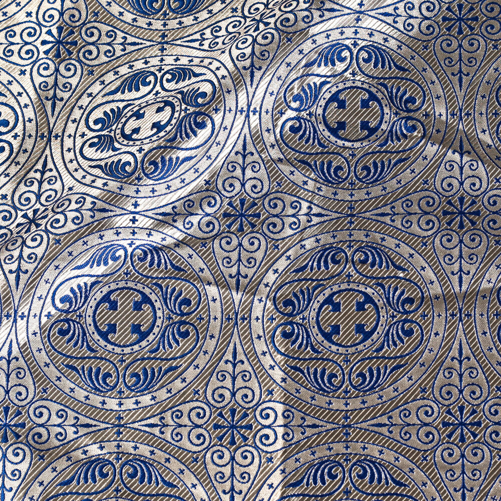 Ткань греческая синяя «Муромская»