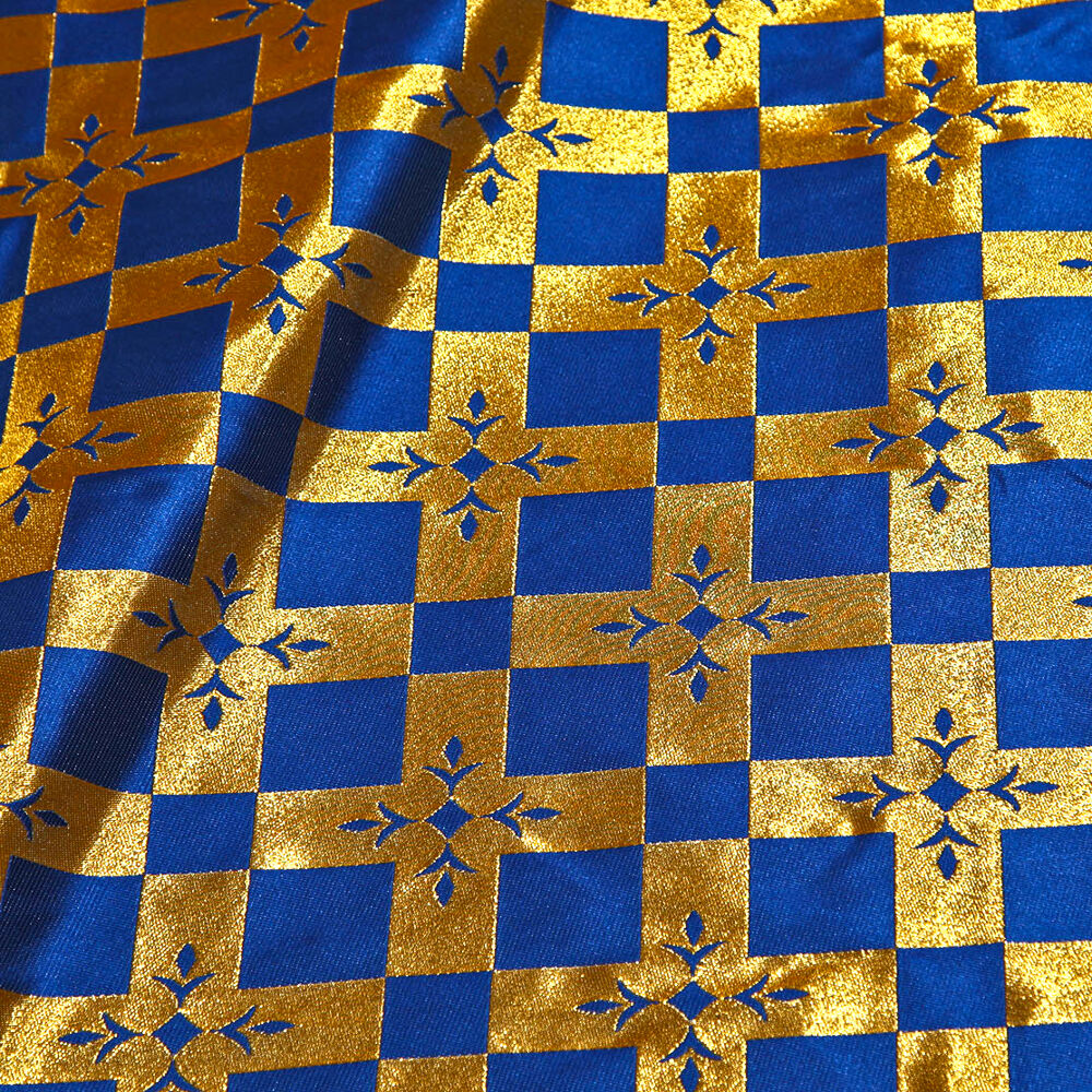 Ткань греческая синяя «Мироновская»