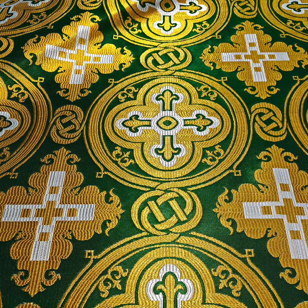 Ткань зеленая «Никомедия»