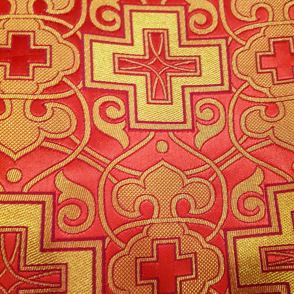 Ткань греческая красная «Острожская»