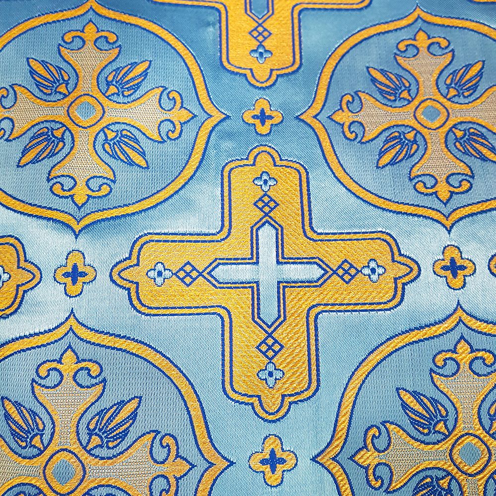 Ткань греческая голубая «Афинская»