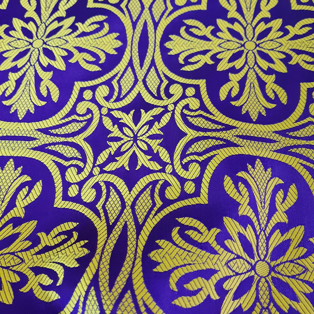 Ткань греческая фиолетовая «Слуцкая»