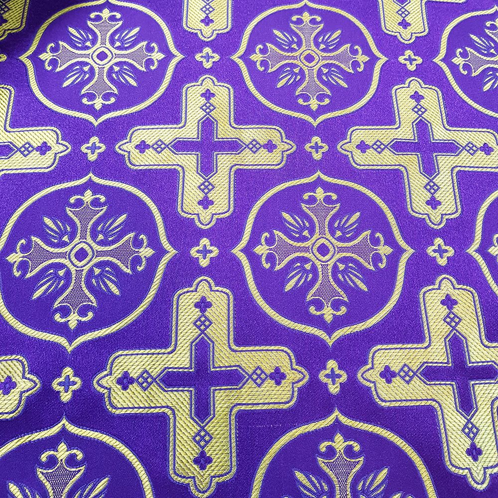Ткань греческая фиолетовая «Афинская»