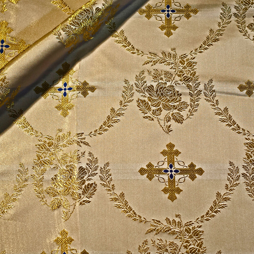 Ткань греческая «Мирликийский крест»