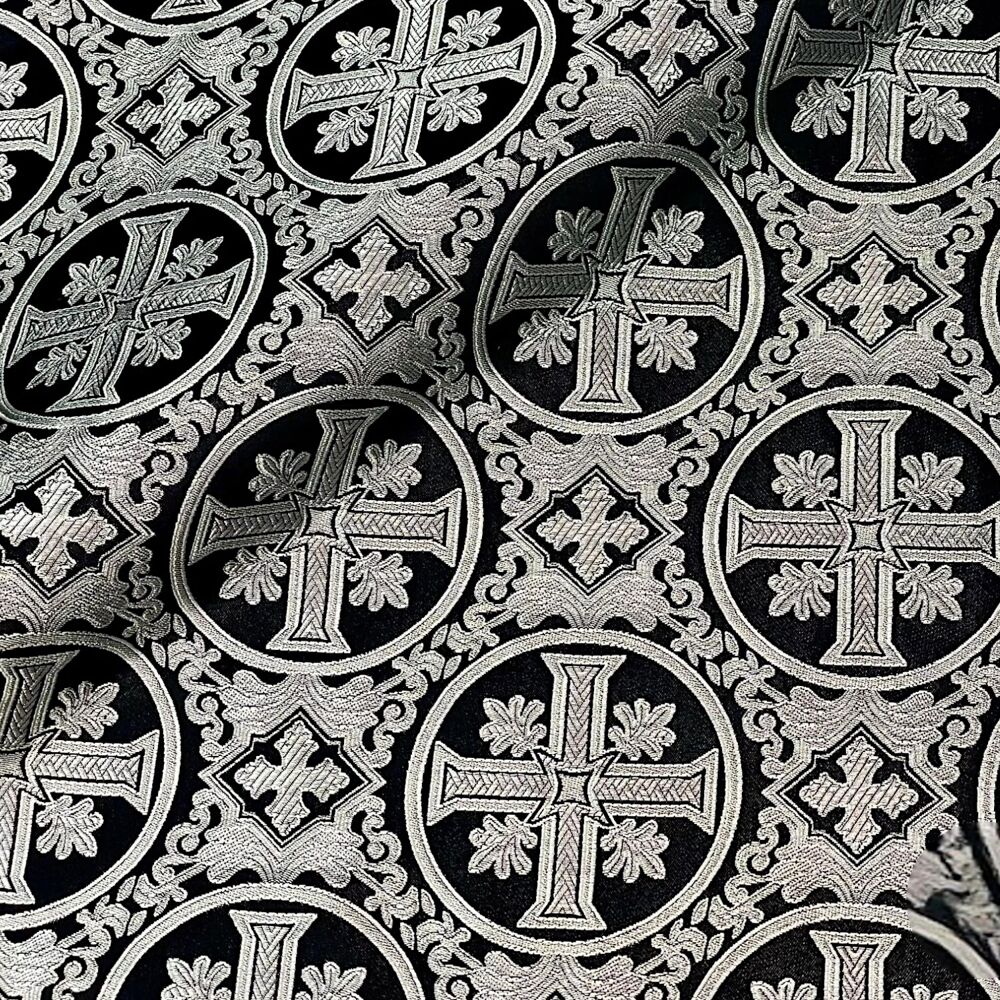 «Солунская» парча чорна «Солунская» парча чорна