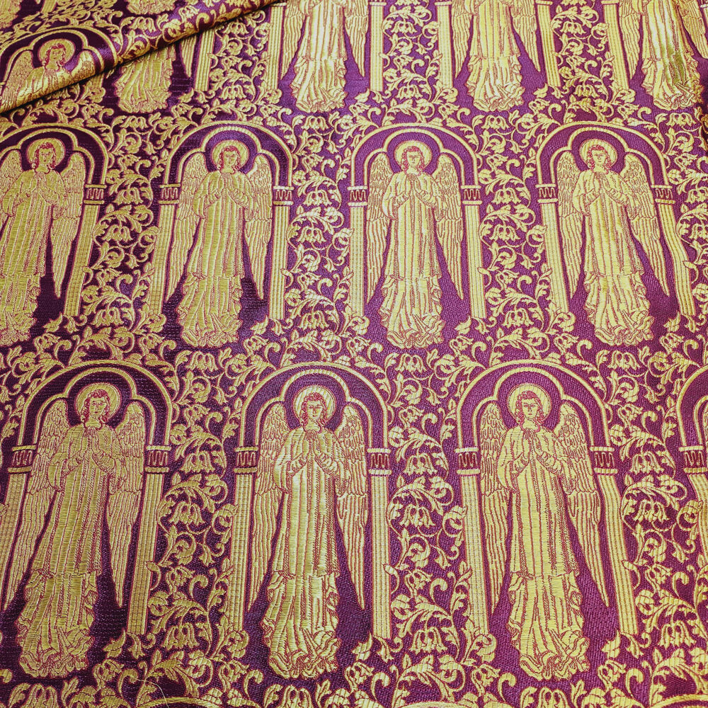 Ткань церковная «Ангелы в Храме»